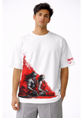 Shiva Shakti Graphic Print Oversized T-Shirt – Balance & Power Streetwear