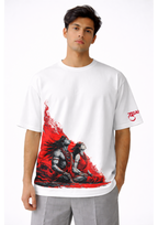 Shiva Shakti Graphic Print Oversized T-Shirt – Balance & Power Streetwear