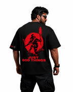 Karuppu God Mode Oversized T-Shirt – Divine Rage Edition