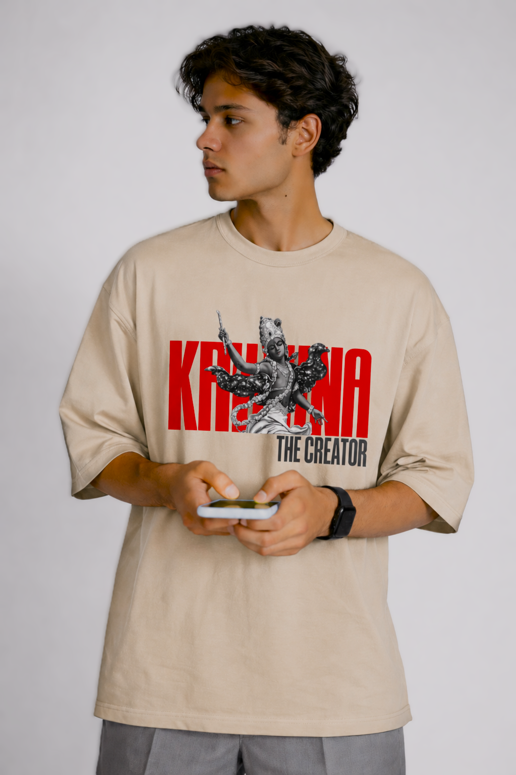 Krishna Oversized T-Shirt – The Creator