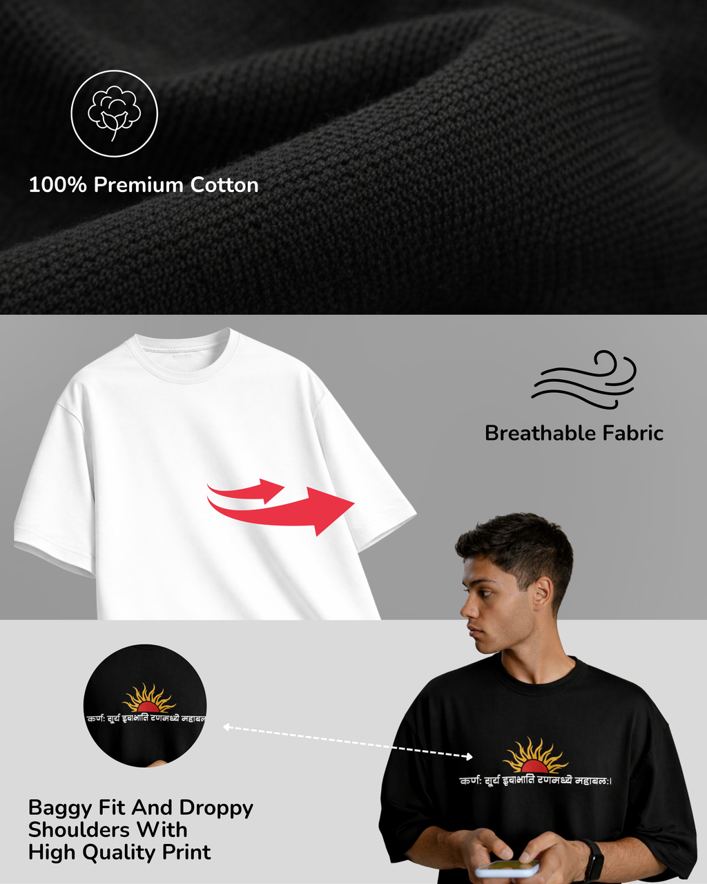 SuryaPutra Karna T-Shirt – The Unmatched Archer