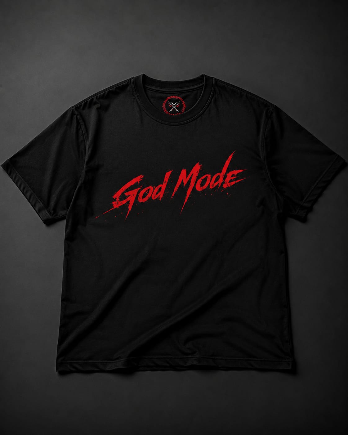 Karuppu God Mode Oversized T-Shirt – Divine Rage Edition